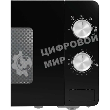 Микроволновая печь Gorenje MO20E1B черный, 20 л, 800 Вт, переключатели - поворотный механизм