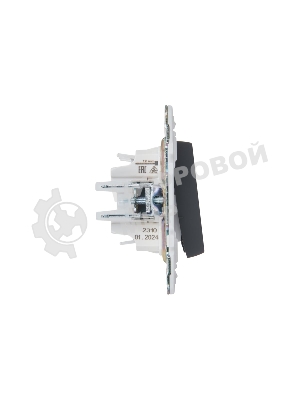 Выключатель 3-кл. IEK SKANDY SK-V11G 10А графит SK-V30-0-10-K53