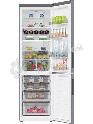 Холодильник Haier C2F637CXRGU1 нержавеющая сталь, двухкамерный, 278/108л, морозилка снизу, No Frost