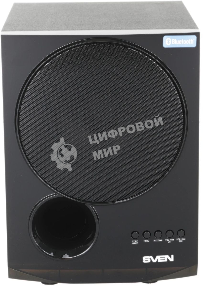 Акустическая система 2.1 SVEN MS-2080/70 Watt/~220V 50Hz/FM-тюнер, USB/SD, дисплей/BLUETOOTH/ПДУ/Black