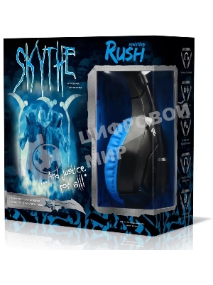 Гарнитура SmartBuy Rush Skythe синий, проводная, 3.5 мм