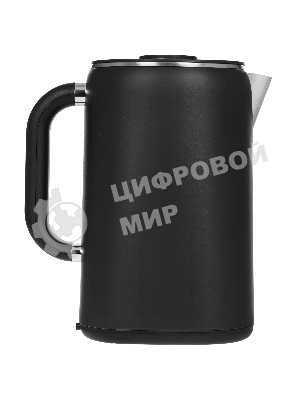 Электрочайник Aresa AR-3482 черный, 1.6 л, 1700 Вт, скрытый нагревательный элемент, поддержание температуры