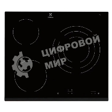 Электрическая варочная панель Electrolux EHF6232FOK Hi-Light, независимая, черный