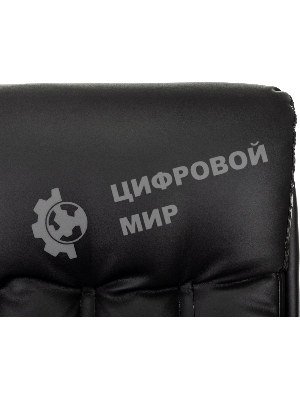 Кресло Бюрократ T-9932W-CF-Eco черный, экокожа