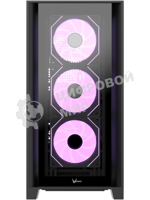 Компьютерный корпус AeroCool/Formula Air Power G8 Floe черный без БП ATX 2xUSB 3.0 1xUSB3.1 audio bott PSU