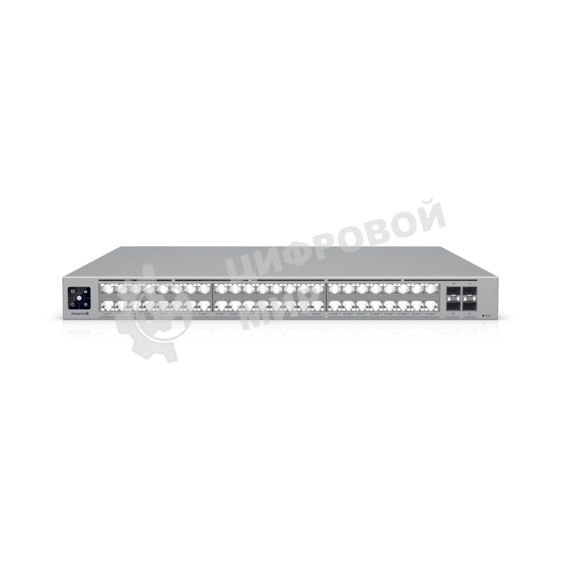 Коммутатор Ubiquiti Enterprise Campus 48 PoE, 16×2.5 Гбит/с PoE + 32×10 Гбит/с PoE + 4×25 Гбит/с SFP28, управляемый