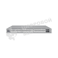 Коммутатор Ubiquiti Enterprise Campus 48 PoE, 16×2.5 Гбит/с PoE + 32×10 Гбит/с PoE + 4×25 Гбит/с SFP28, управляемый