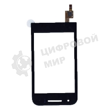 Сенсорное стекло (тачскрин) для Samsung GT-S5820, черное