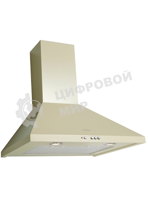 Вытяжка каминная Elikor Вента 60П-650-К3Д кремовый, 60 см, 650 куб. м/ч, 56 дБ