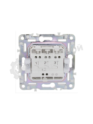 Выключатель 3-кл. IEK SKANDY SK-V11G 10А графит SK-V30-0-10-K53