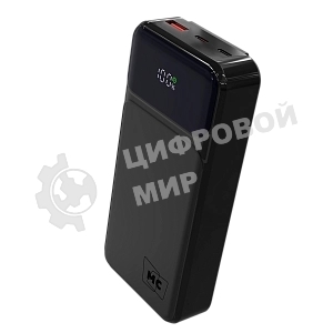 Портативный аккумулятор MORE CHOICE (4620202552778) PB29-20 20000mAh 1USB+2Type-C 3.0A 22.5W+PD20W+QC3.0, черный