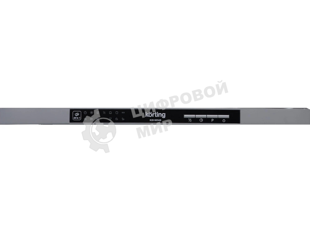 Встраиваемая посудомоечная машина Korting KDI 60340, серый, 59.8 см, 14 компл., 49 дБ, класс A++