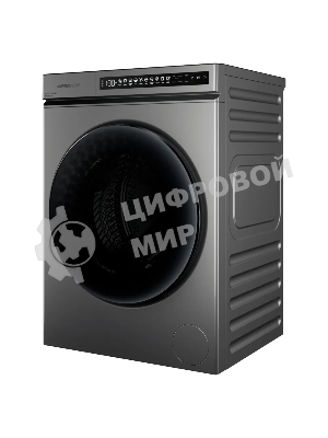 Стиральная машина Kuppersberg, отдельностоящая, глубина 62 см, 10 кг, 10 программ, 1200 об/мин, инверторный двигатель, отложенный старт, самодиагностика, замачивание, LED дисплей, сенсорное управление, энергоэффективность А+++, цвет серый