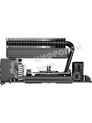 Кулер для процессора ID-Cooling IS-77 XT Black, 120 мм, алюминий/медь, 500-1850 об/мин, 33.9 дБ, 4-pin PWM, 150 Вт, высота 77 мм, без подсветки