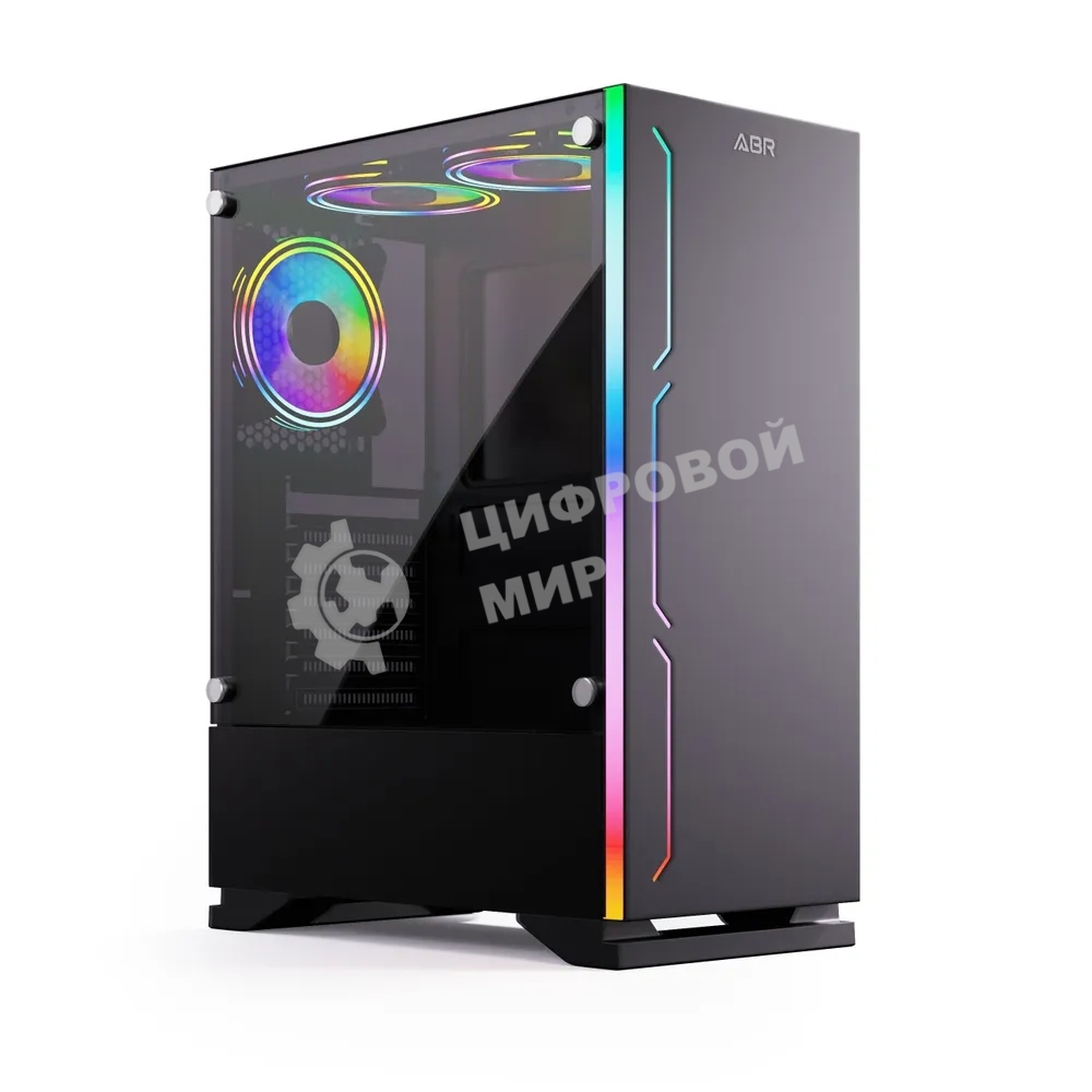 Компьютерный корпус ABR Robin I (1хUSB 3.0, 2хUSB 2.0, HD Audio, 3xRGb Fan, ATX, Micro-ATX)
