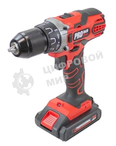 Дрель-шуруповерт аккумуляторная Edon PROtech PRO-21L2K, 21В, 1 АКБ, Кейс