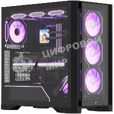 Компьютерный корпус AeroCool/Formula Air Power G8 Floe черный без БП ATX 2xUSB 3.0 1xUSB3.1 audio bott PSU