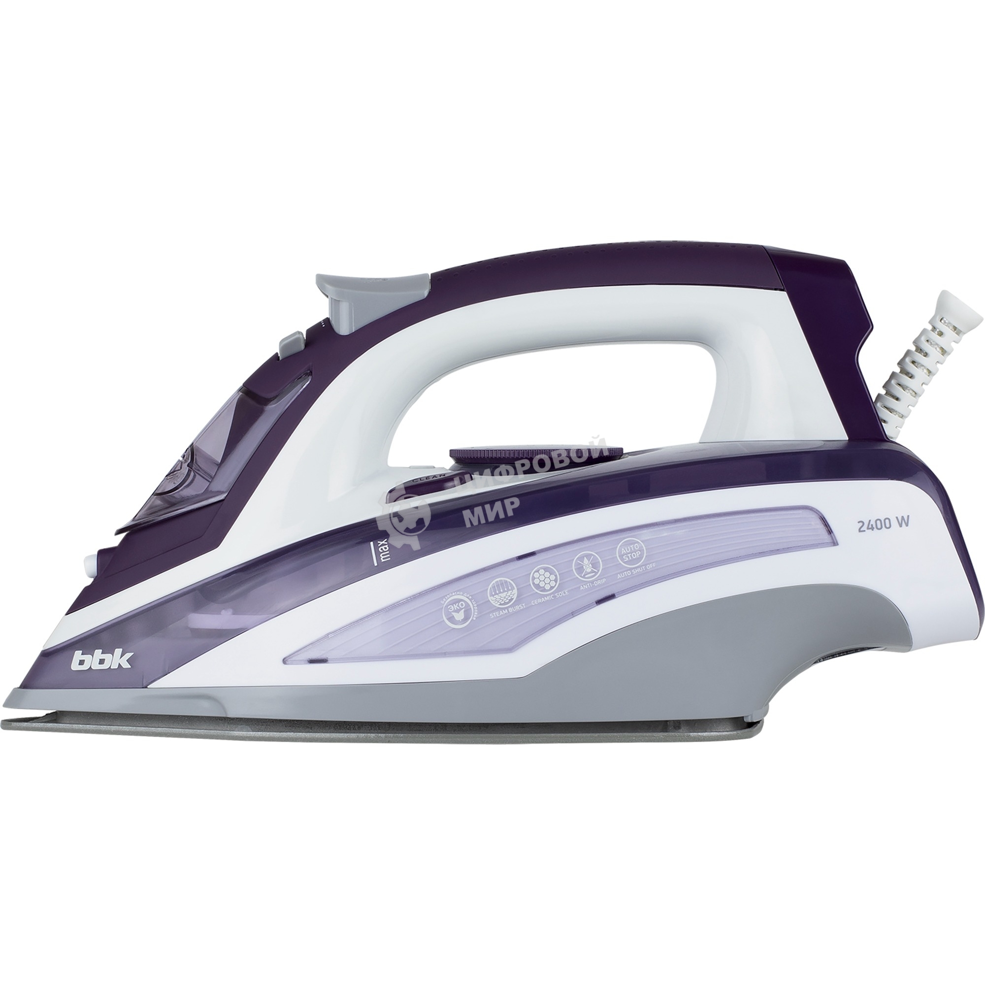 Утюг BBK ISE-2404 фиолетовый