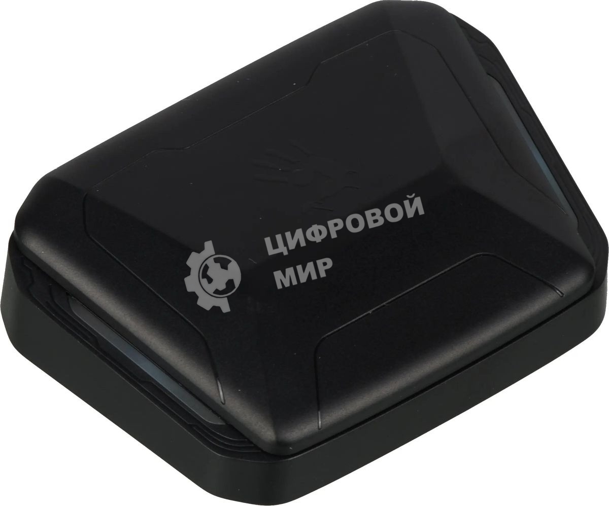 Гарнитура проводная с микрофоном A4Tech Bloody M70 черный/синий вкладыши BT в ушной раковине (M70 BLACK+BLUE)