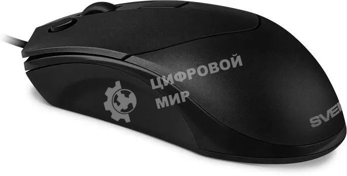Мышь проводная SVEN RX-100 черный, 4000 dpi, USB, кнопки - 6