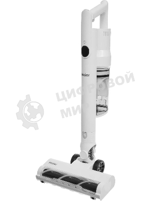 Пылесос вертикальный Haier HVC150 белый, питание от аккумулятора, 150 Вт, уборка сухая, пылесборник 0.8 л