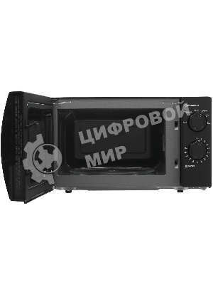 Микроволновая печь BRAYER BR2500 черный, 20 л, 700 Вт, переключатели - поворотный механизм
