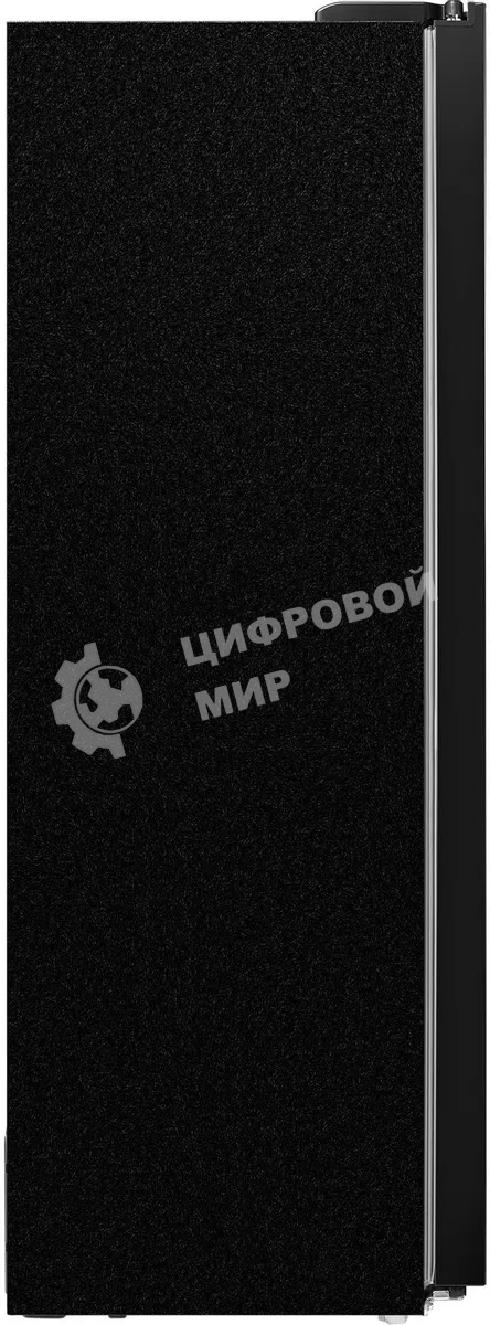Холодильник Maunfeld MFF177NFBE черный, двухкамерный 263/170л морозилка сбоку, No Frost, Side by Side