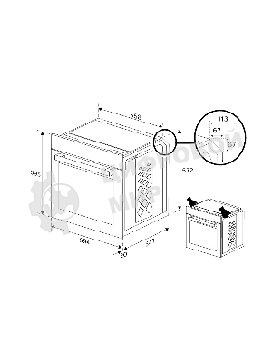 Встраиваемый духовой шкаф Beko BIOM1532KBNCS черный
