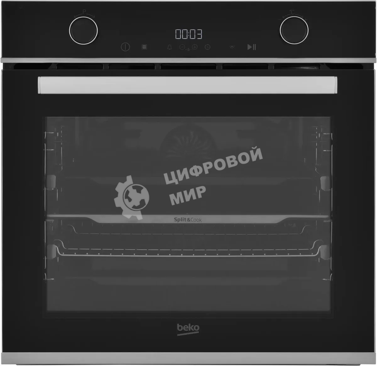 Электрический духовой шкаф Beko BBVM13400XDS, черный