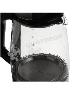 Чайник электрический Sakura SA-2722BK 2,2л,стекло,черный
