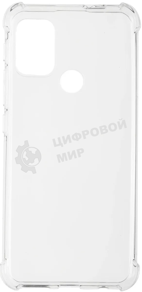 Чехол (клип-кейс) Brosco, для Motorola Moto G20, прозрачный moto-g20-hard-tpu-transparent