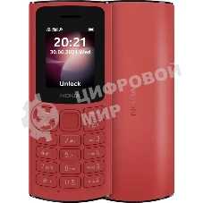 Мобильный телефон Nokia 106 TA-1564 DS EAC1 красный