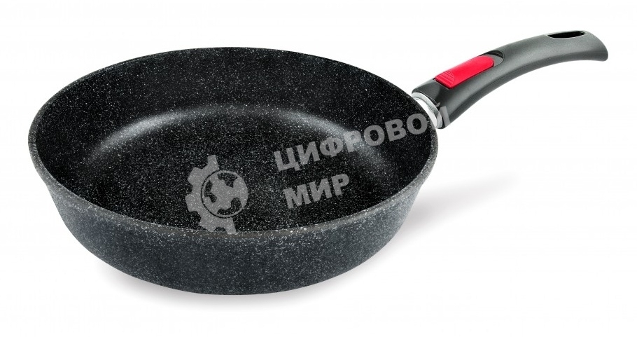 Сковорода НМП Литая L18026i, 26 см, серый