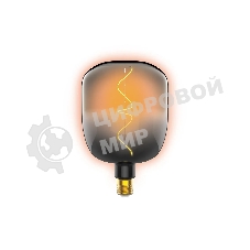 Лампа светодиодная Gauss Filament V140 5W 200lm 1800К Е27 black-clear flexible LED