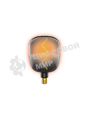 Лампа светодиодная Gauss Filament V140 5W 200lm 1800К Е27 black-clear flexible LED