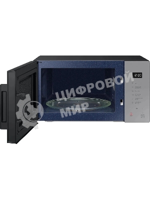 Микроволновая печь Samsung MS23T5018AG/BW серый, 23 л, 800 Вт, переключатели - сенсор