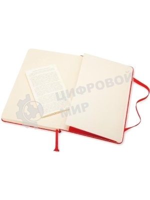 Блокнот Moleskine CLASSIC MM710R Pocket 90x140 мм, 192 страниц, линейка, твердая обложка, красный