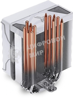 Кулер для процессора JONSBO CR-1000 V2 PRO ARGB (230W, 4-pin PWM, 157мм, Al/Cu, 6x6мм, ARGB, 1x120мм, 59.48CFM, 32.0dBA, 1500RPM, S: 1700/1200/115X, AM4/AM5 белый)