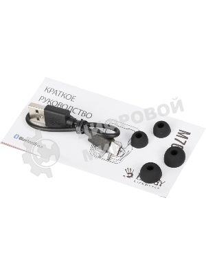 Наушники TWS A4Tech Bloody M70 черный/синий, внутриканальные, Bluetooth, до 24 ч