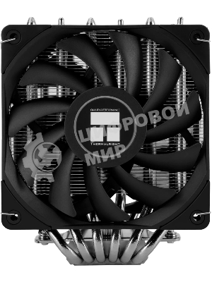 Кулер для процессора Thermalright Royal Knight 120 SE (4-pin PWM, 155мм, Ni/Cu, 6x6мм, 2x120мм, 66.17CFM/59CFM, 25.6dBA/26.1dBA, 1500RPM/1800RPM, S: 1200, 1700, 1851, 115X, AM4, AM5, silver, black)