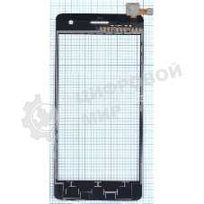 Сенсорное стекло (тачскрин) для Micromax Canvas Knight A350, черное