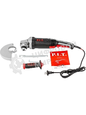Углошлифовальная машина P.I.T. PWS180-C1 1700Вт 8500об/мин рез.шпин.:M14 d=180мм