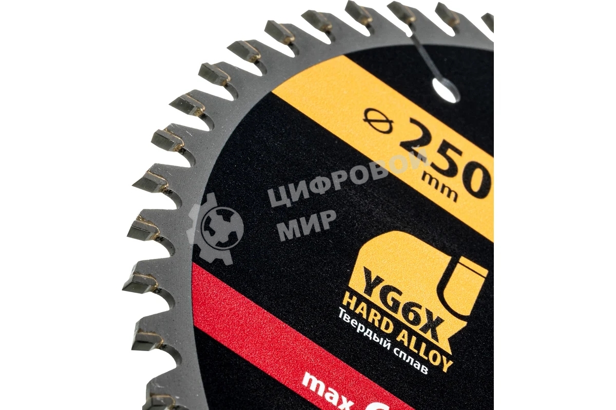 Пильный диск по дереву Denzel ф250 х 32 мм, 60 зубьев 733617