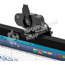 Веб-камера ExeGate BlackView C931 1920x1080, 30 кадр/с, USB Type-A, микрофон (шумоподавление), автоматическая фокусировка, шторка приватности, универсальное крепление, штатив в комплекте