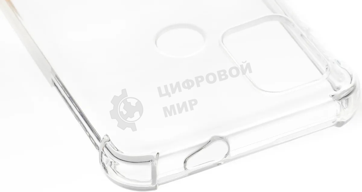 Чехол (клип-кейс) Brosco, для Motorola Moto G20, прозрачный moto-g20-hard-tpu-transparent
