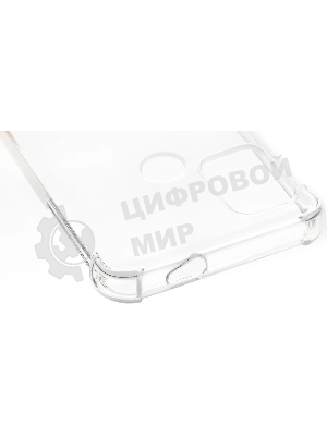 Чехол (клип-кейс) Brosco, для Motorola Moto G20, прозрачный moto-g20-hard-tpu-transparent
