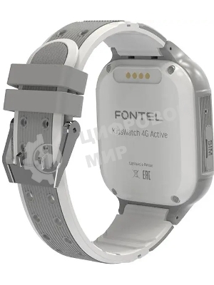 Детские умные часы FONTEL KidsWatch 4G active, серый