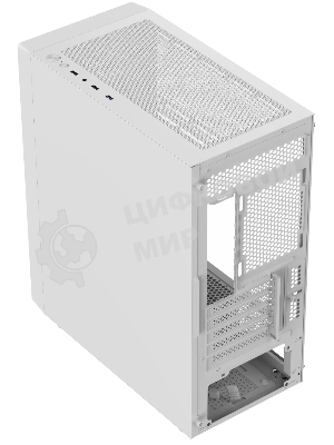 Компьютерный корпус Ocypus Gaммa C50 без БП белый (Gaммa-C50-WHG000XX-GL)