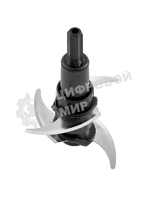 Блендер погружной Delta Lux DE-7011B черный 1500 Вт, ТУРБО, измельчитель, стакан, венчик (8)