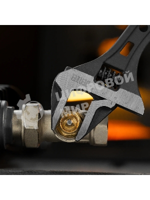 Ключ разводной Denzel 250 мм, CrV, кованый